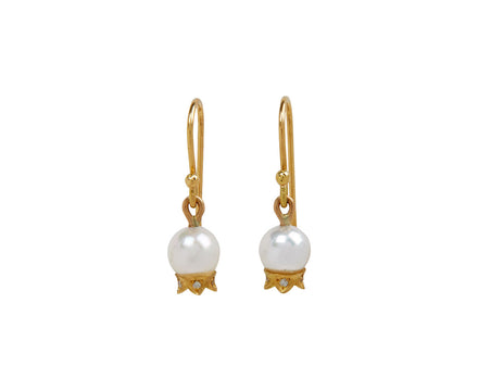 Pearl Lily of the Valley Earrings