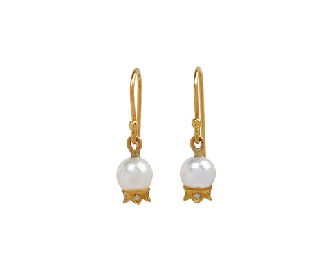 Pearl Lily of the Valley Earrings