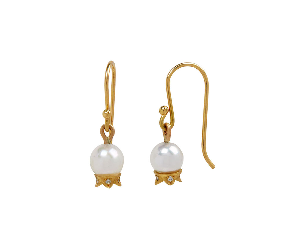 Pearl Lily of the Valley Earrings