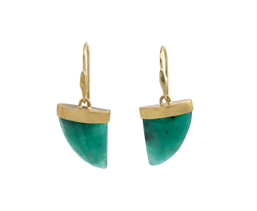 Emerald Amazon Claw Earrings