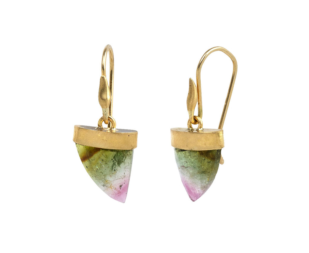 Watermelon Tourmaline Amazon Claws Earrings