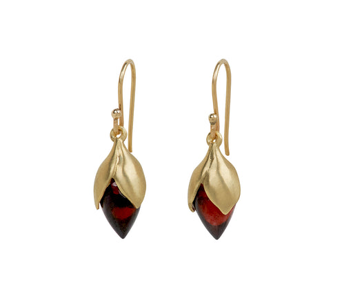 Annette Ferdinandsen Garnet Bud Earrings