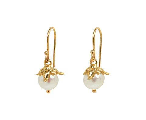 Annette Ferdinandsen White Pearl Berry Earrings