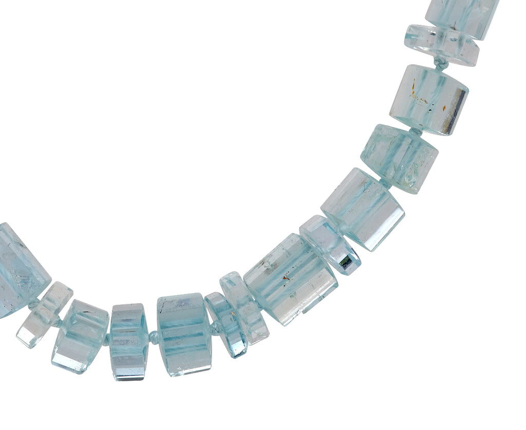 Aquamarine Boa Necklace