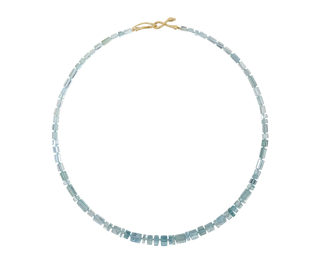 Aquamarine Boa Necklace