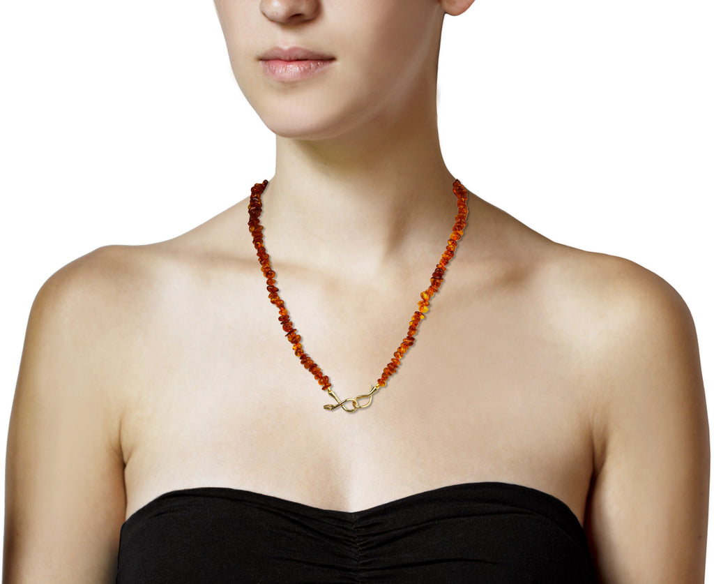 Amber Boa Necklace