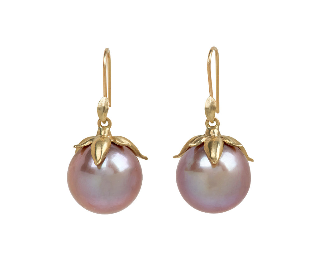 Annette Ferdinandsen Large Pink Pearl Berry Earrings