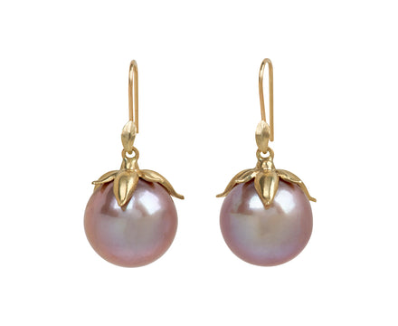 Annette Ferdinandsen Large Pink Pearl Berry Earrings