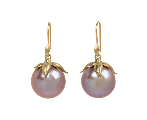 Annette Ferdinandsen Large Pink Pearl Berry Earrings