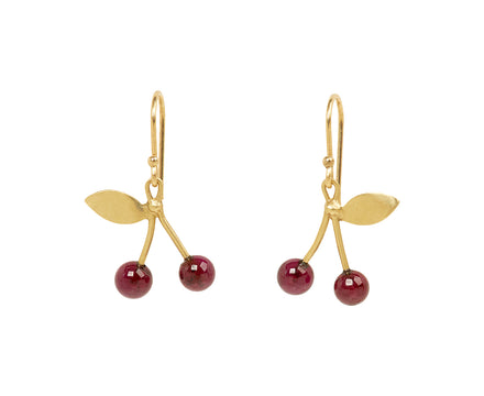 Garnet Cherry Earrings - TWISTonline 