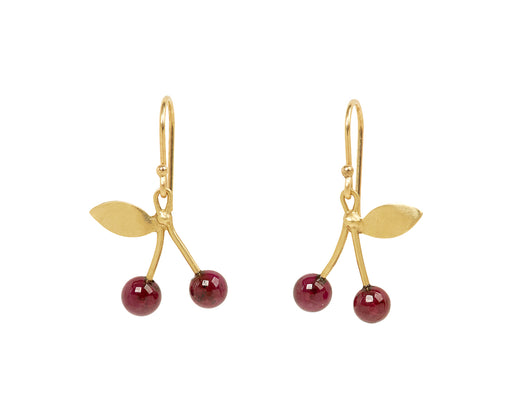 Garnet Cherry Earrings - TWISTonline 