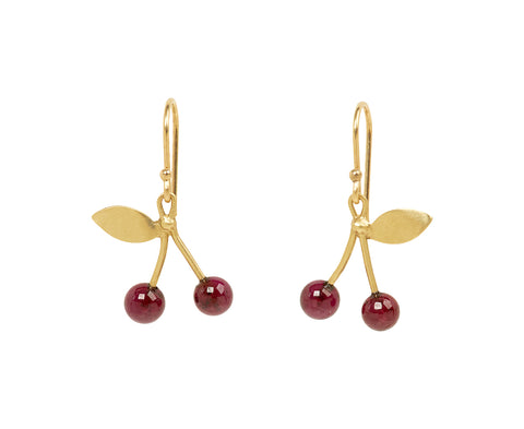 Garnet Cherry Earrings - TWISTonline 
