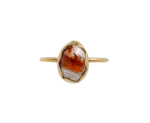 Mexican Matrix Opal Egg Stacker Ring