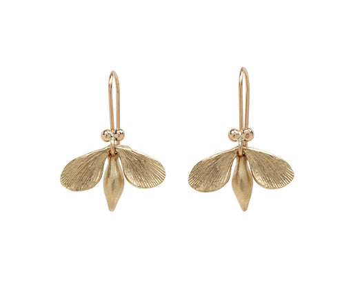 Gold Fly Earrings