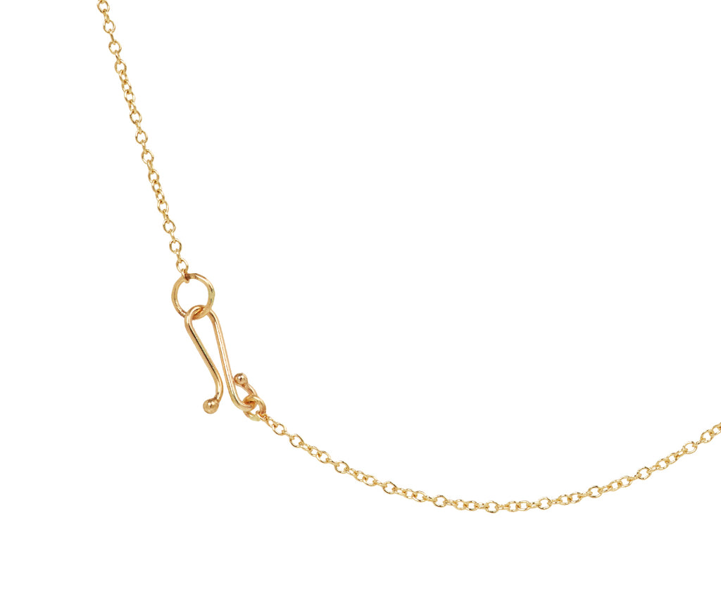 Annette Ferdinandsen Rainbow Moonstone and Pearl Jeweled Bug Pendant Necklace -  closure