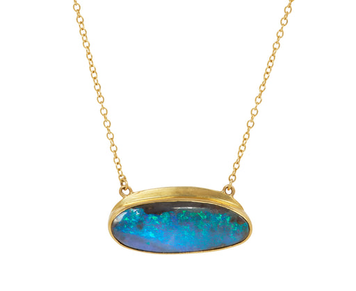 Annette Ferdinandsen Boulder Opal Oval Pendant Necklace
