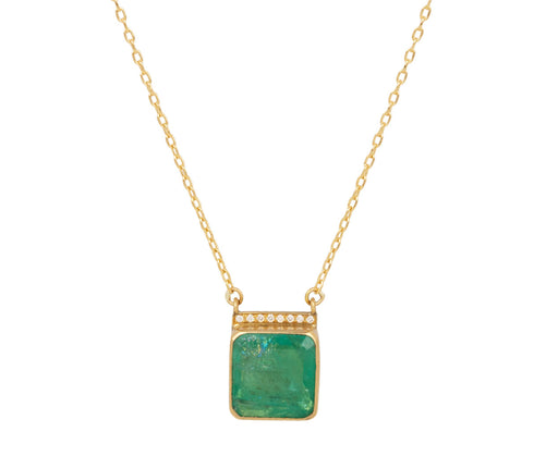 Emerald Roxy Pendant Necklace