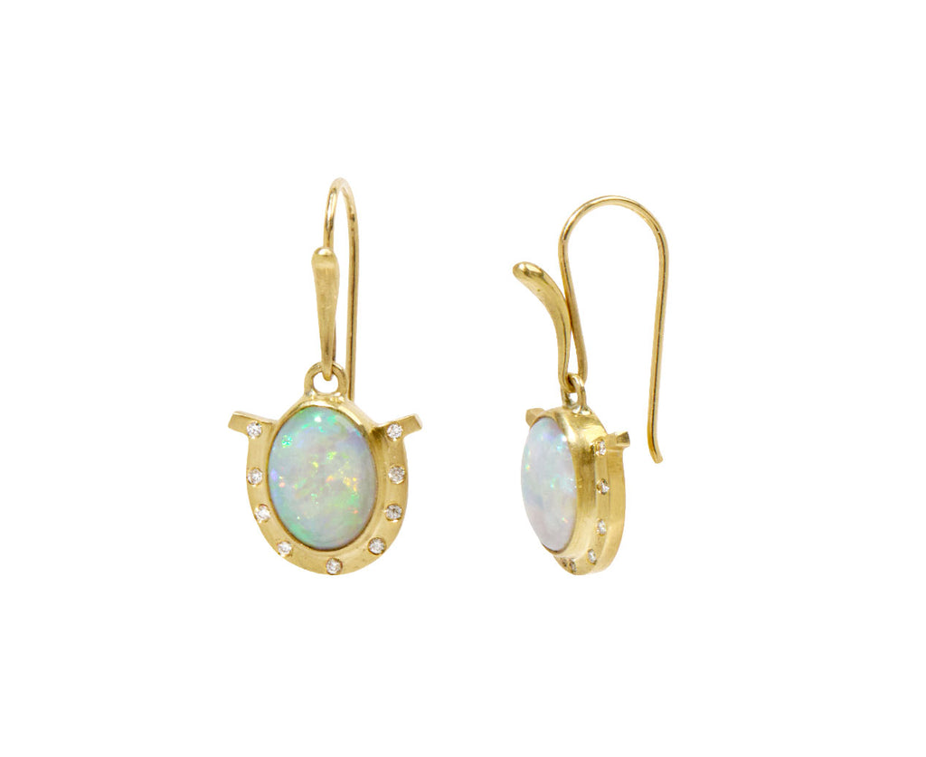 Paloma Opal Lucky Horsehoe Earrings