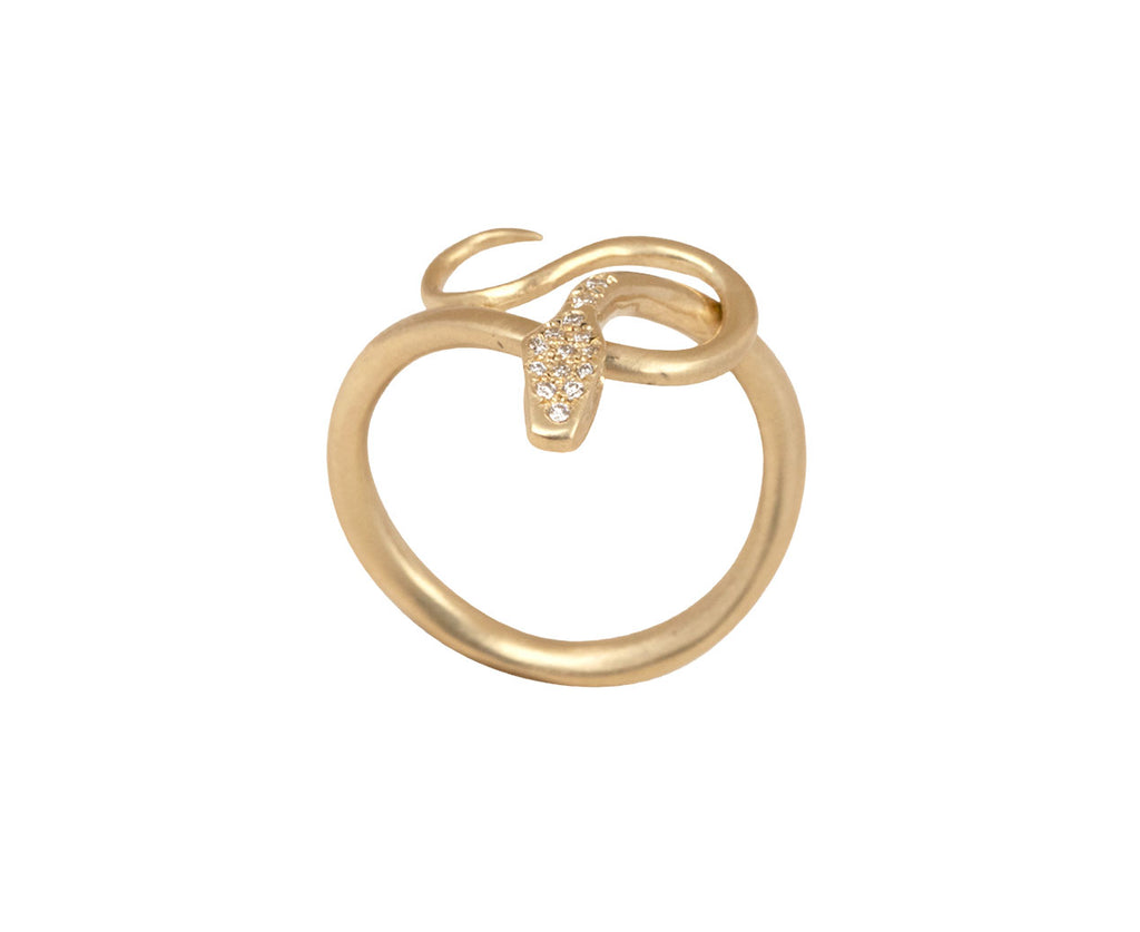 Pavé Serpent Ring