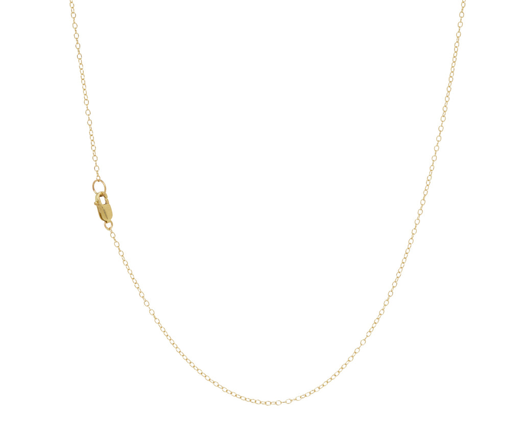 Ruby Drop Thorn Branch Necklace