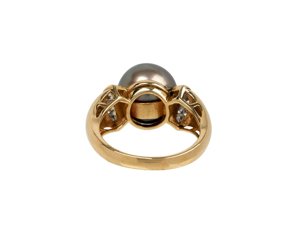 Pearl and Diamond Ring