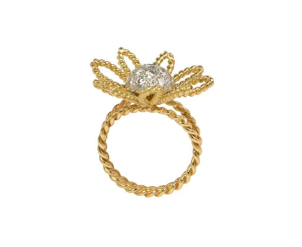 Diamond Flower Ring
