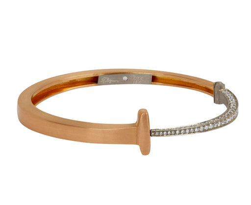 Rose Gold Pavé Diamond Bracelet