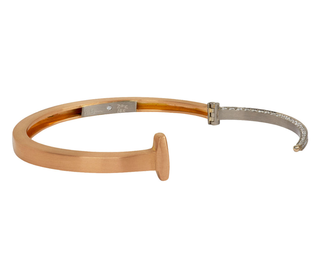 Rose Gold Pavé Diamond Bracelet