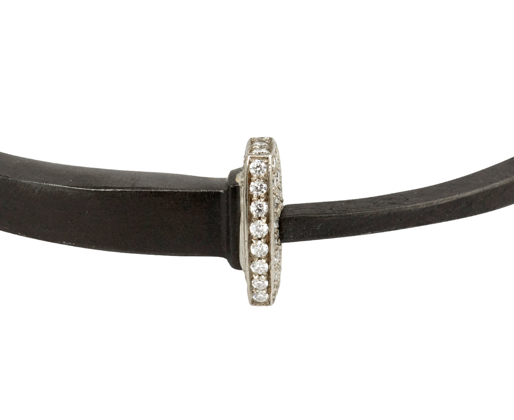 Diamond Pavé Nail Head Iron Bracelet - TWISTonline 