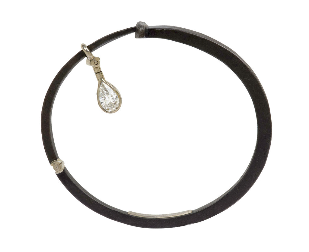 Pear Shaped Diamond Dangle Bracelet