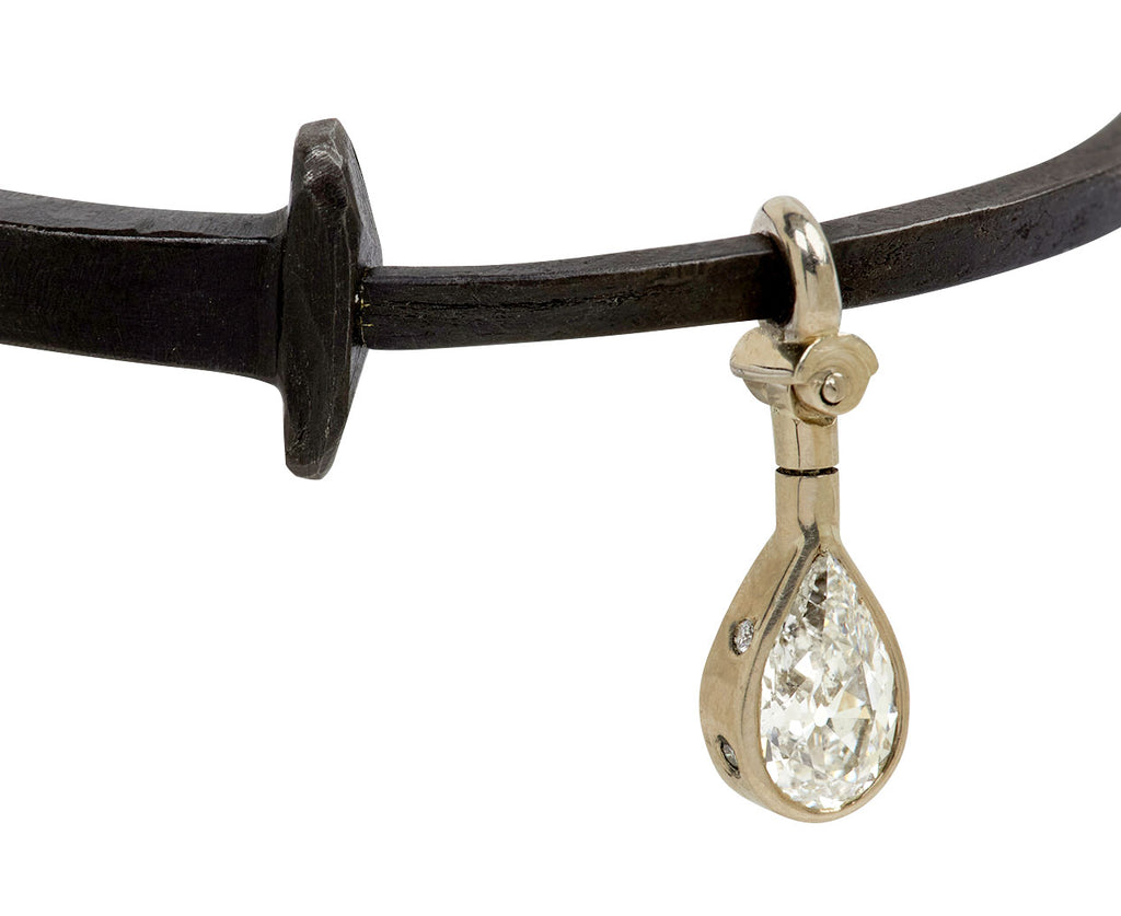 Pear Shaped Diamond Dangle Bracelet