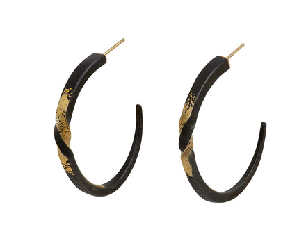 Large Twist Hoop Earrings - TWISTonline 