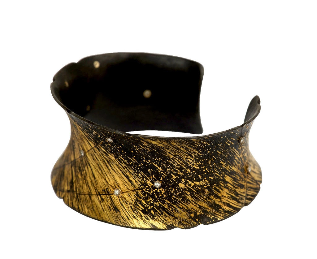 Multi Diamond Cuff Bracelet