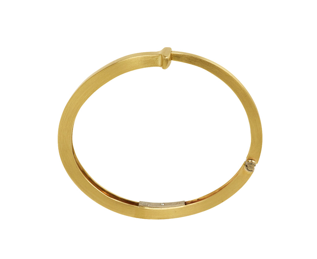 Matte Gold Nail Bracelet