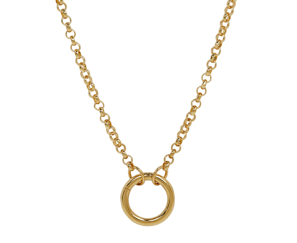 Foundrae 18" Medium Open Belcher Chain Necklace