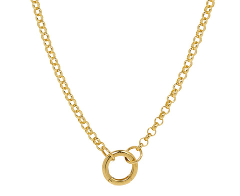 24" Medium Open Belcher Chain Necklace