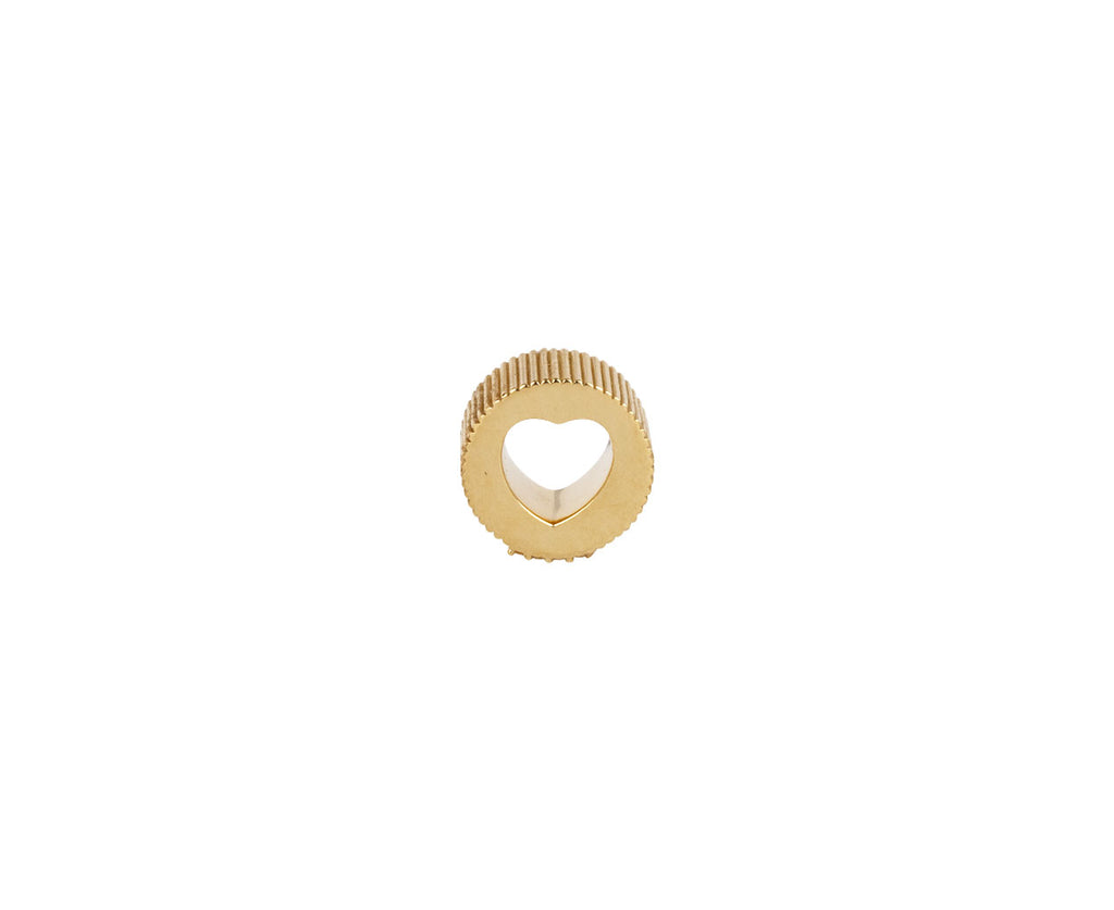 Foundrae Diamond Initial 'L' Heart Beat ONLY Side
