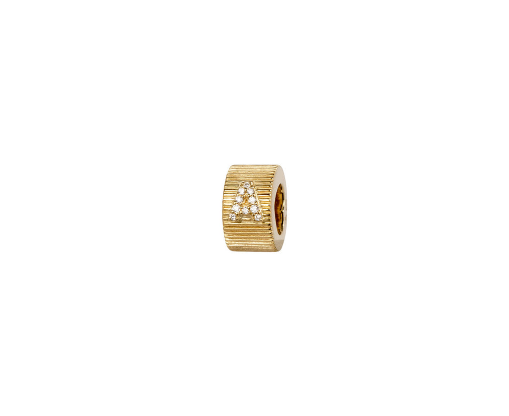 Foundrae Diamond Initial 'A' Heart Beat ONLY