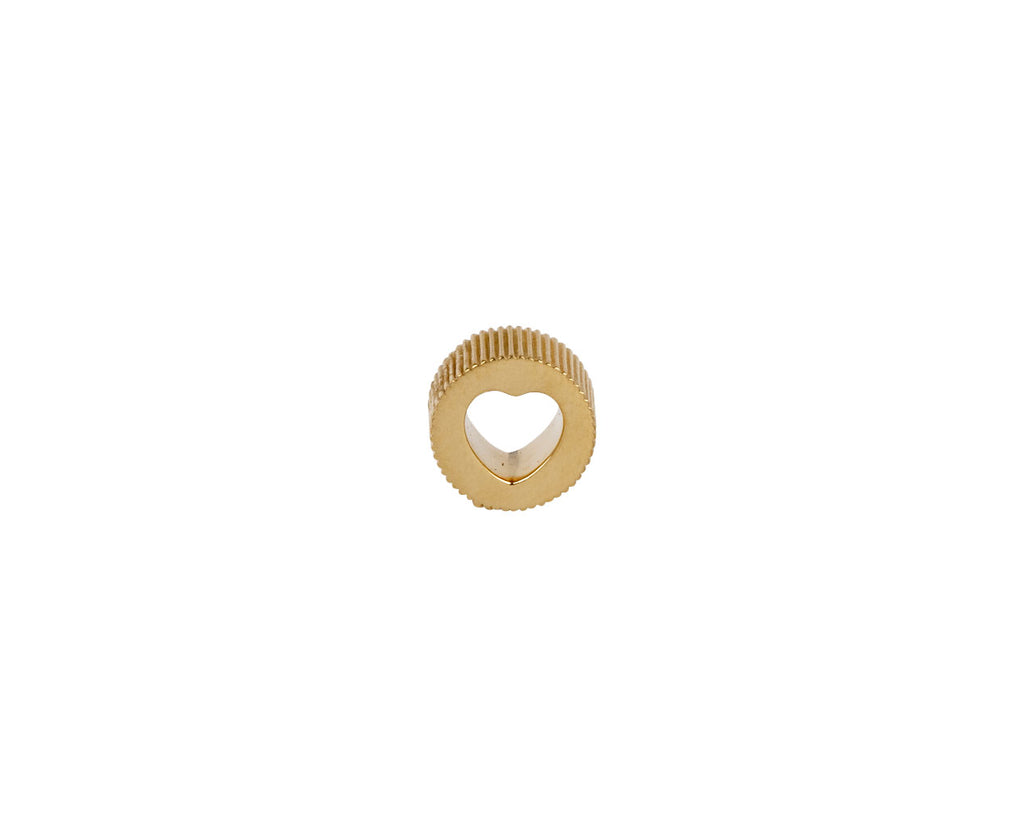 Foundrae Diamond Initial 'A' Heart Beat ONLY Side