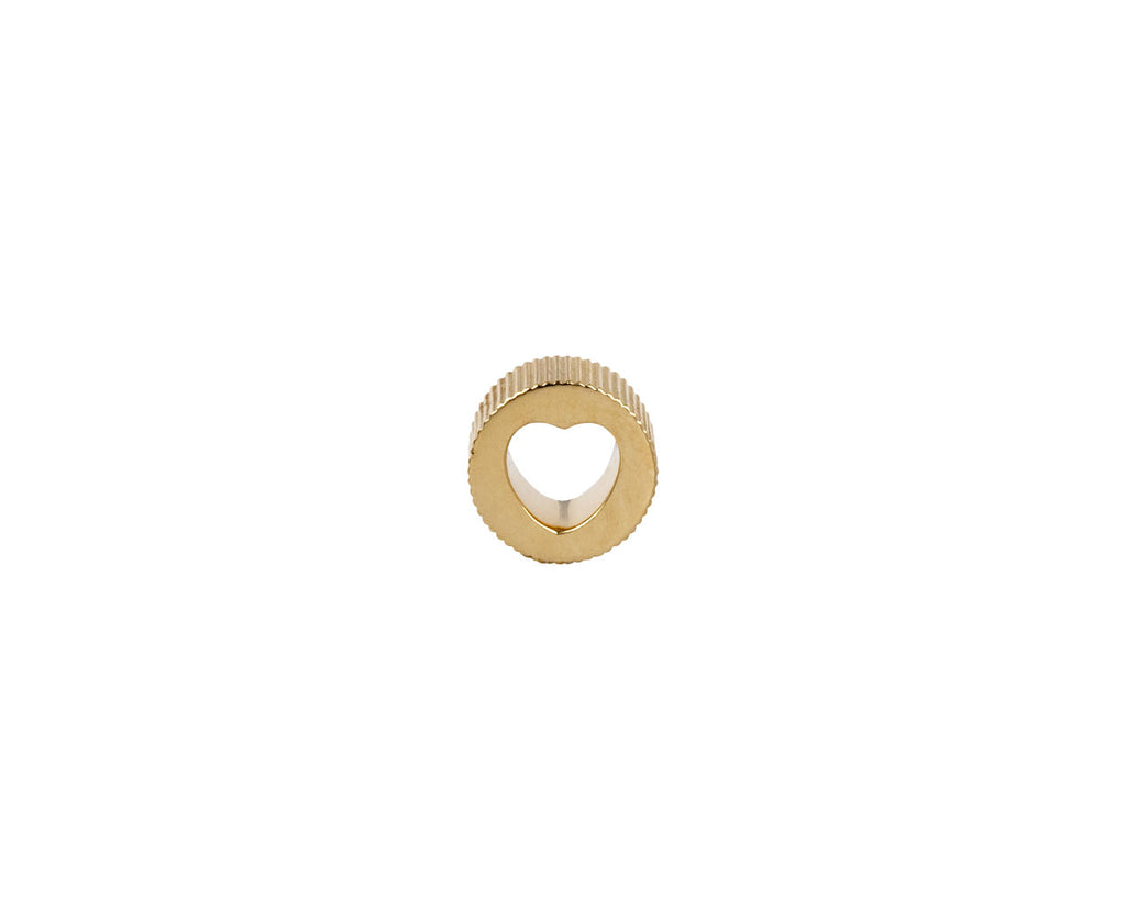 Foundrae Diamond Initial 'C' Heart Beat ONLY Side View