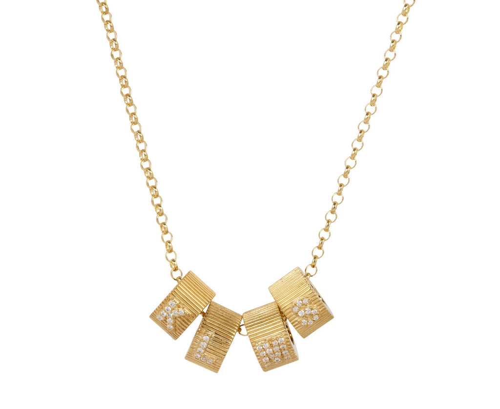 Foundrae Diamond Initial 'K' Heart Beat ONLY On Chain