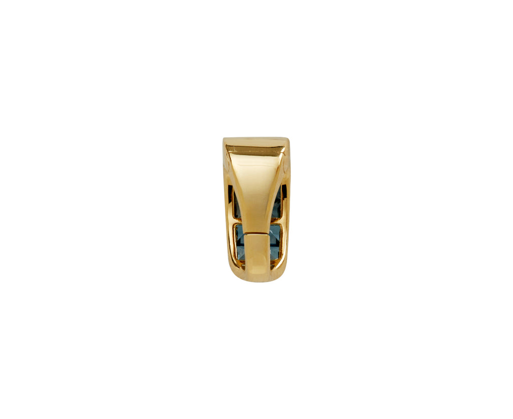 London Blue Topaz Baguette Bail Link