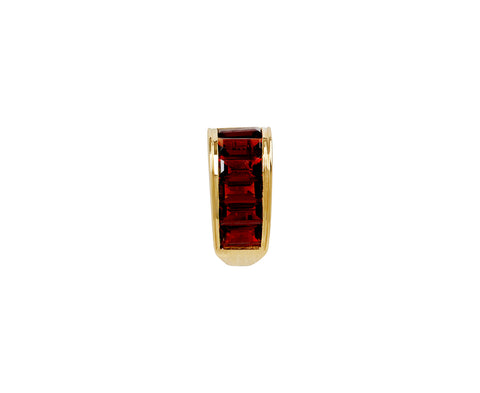 Garnet Baguette Bail Link