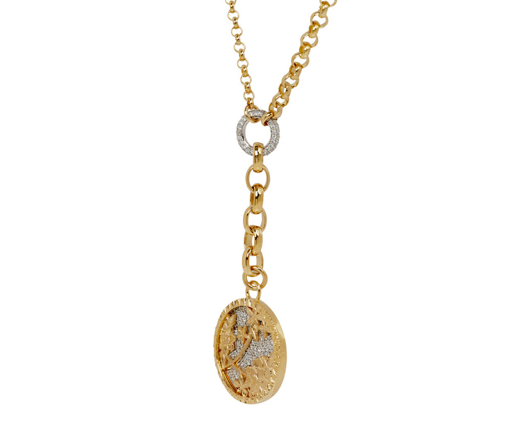 Floral Screen Medium Mixed Belcher Necklace