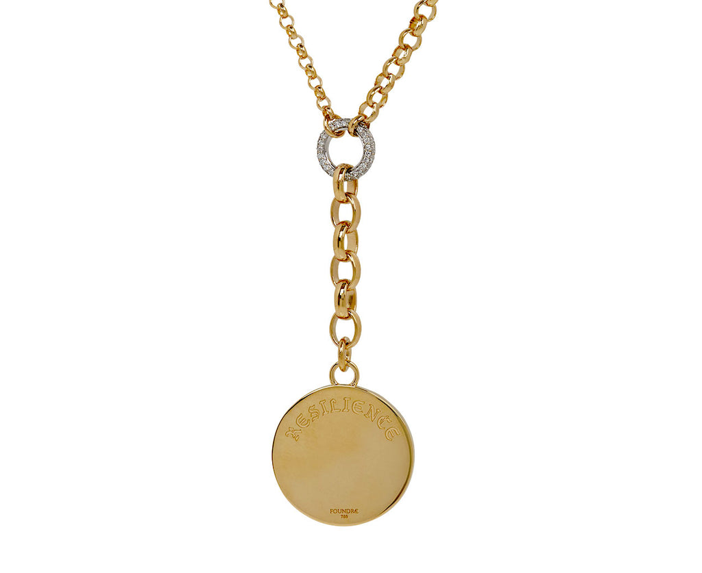 Floral Screen Medium Mixed Belcher Necklace