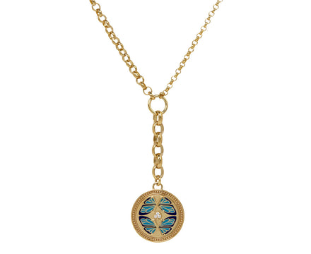 Medium Reverie Medallion Mixed Belcher Chain Necklace