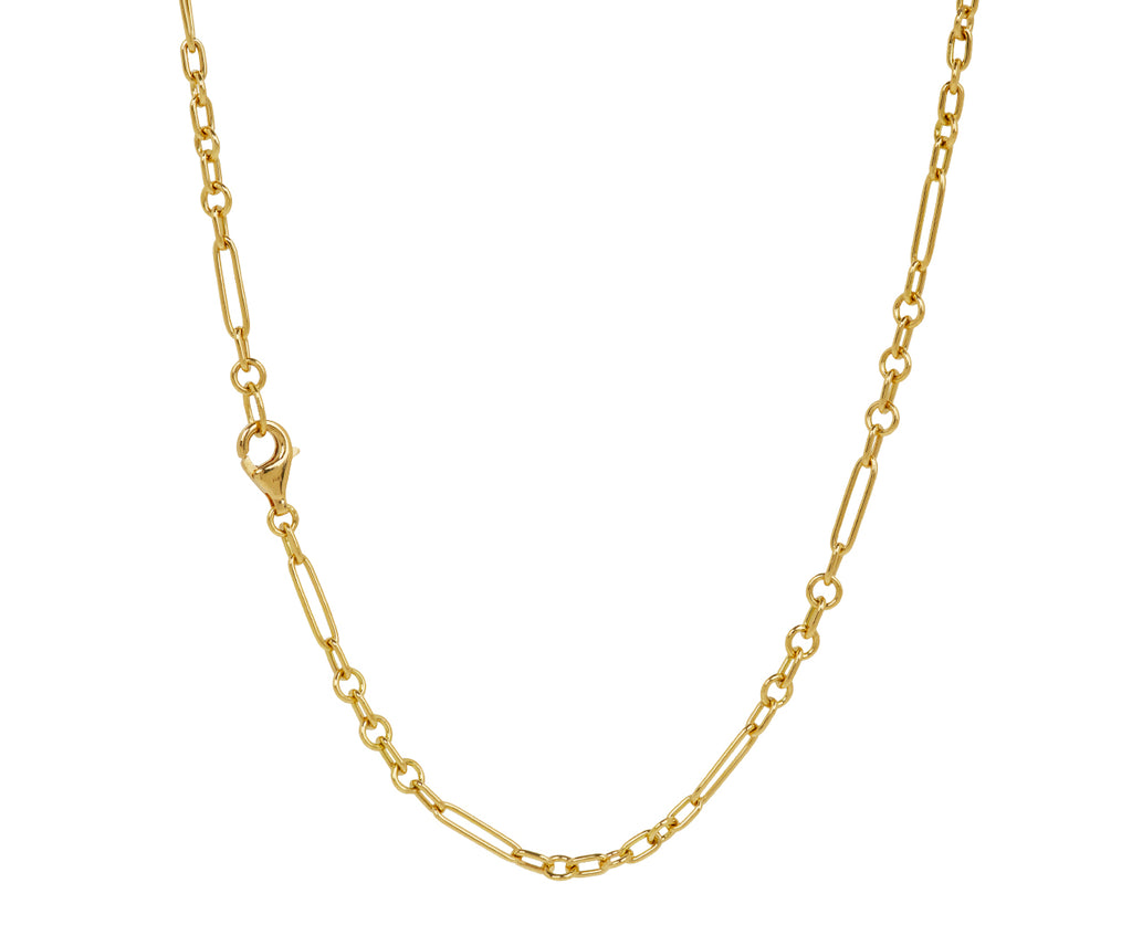 Balance Fine Mixed Clip Extension Necklace : in Mixed Gold with Diamonds - TWISTonline 