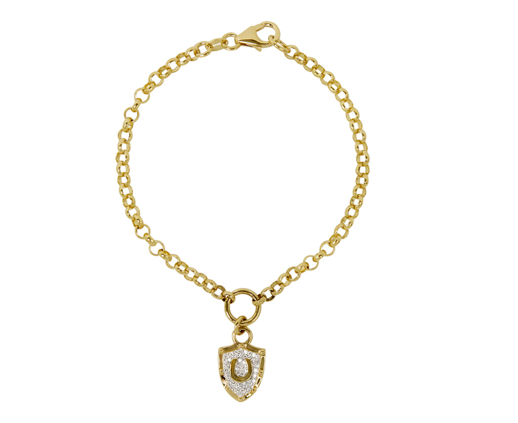 Foundrae Medium Belcher with Protection Crest Bracelet