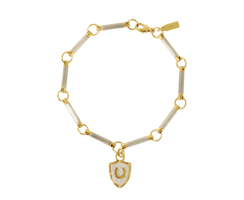 Mixed Gold Protection Element Bracelet