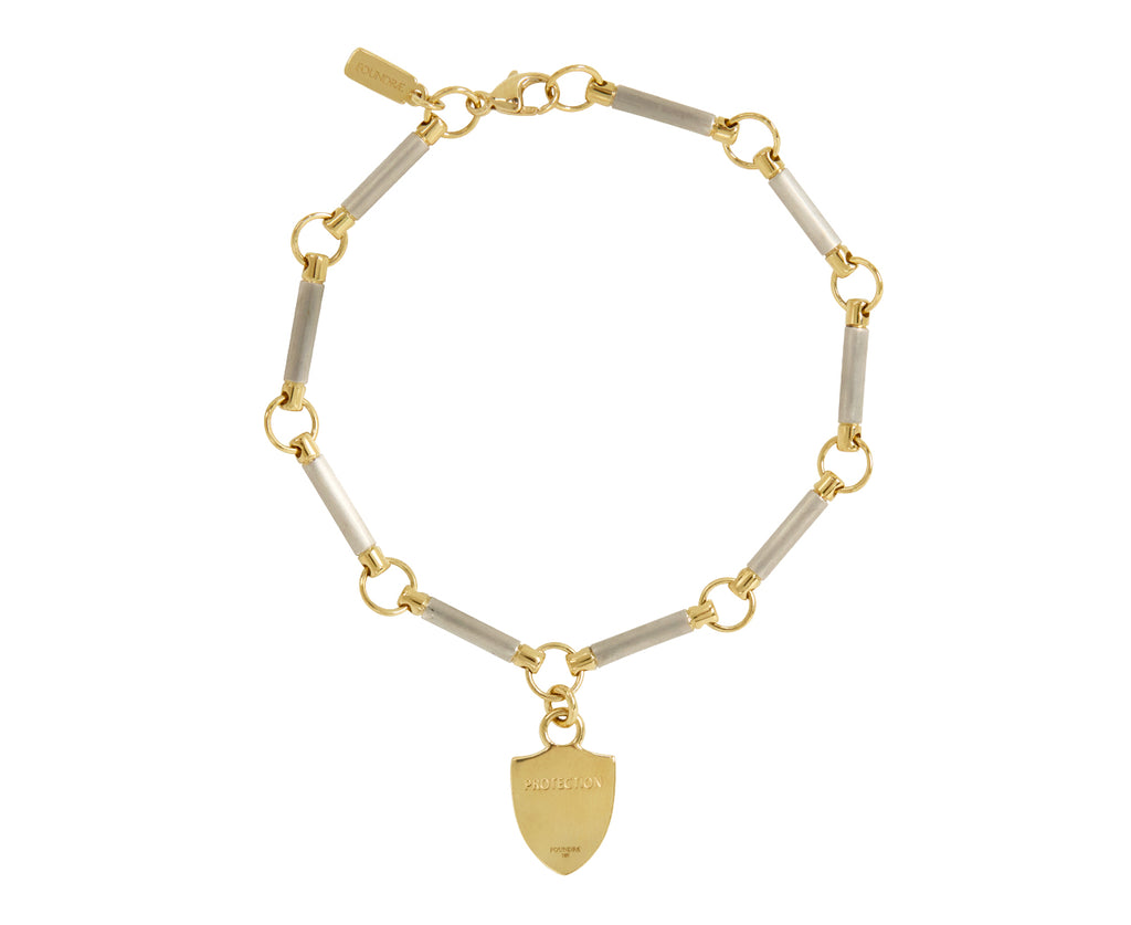 Mixed Gold Protection Element Bracelet